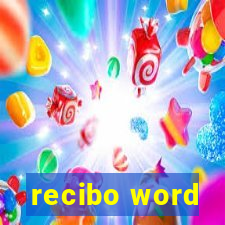 recibo word
